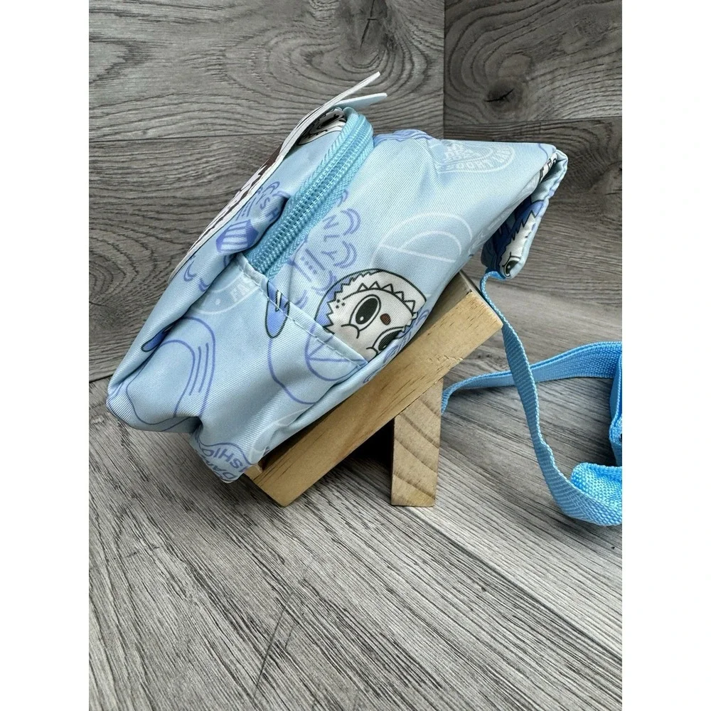 Kids Cartoon Monsters  Mini Crossbody Chest Bag Monster Blue
